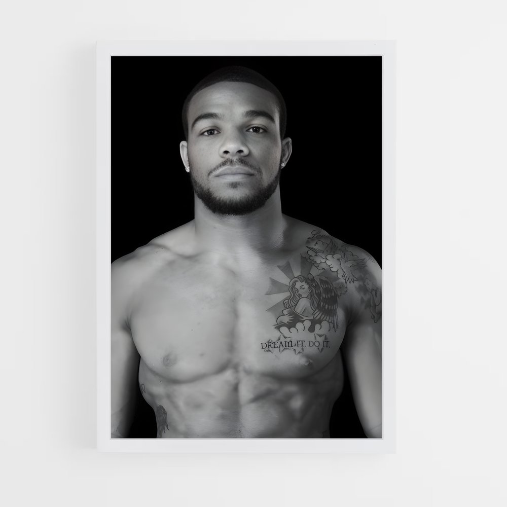 Poster Jordan burroughs – affiche Lutte (vue 3)